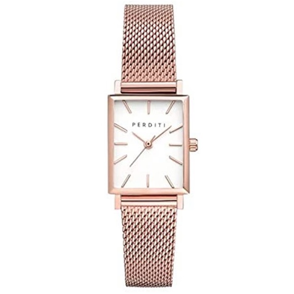 Perditi Accessories - Perditi Rose Gold VICI Women’s Rectangular Watch